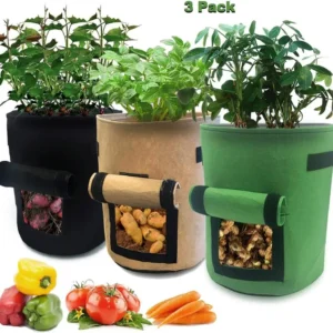 3PCS 7-Gallon Grow Bags