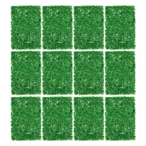 12PCS Artificial Hedge Panels